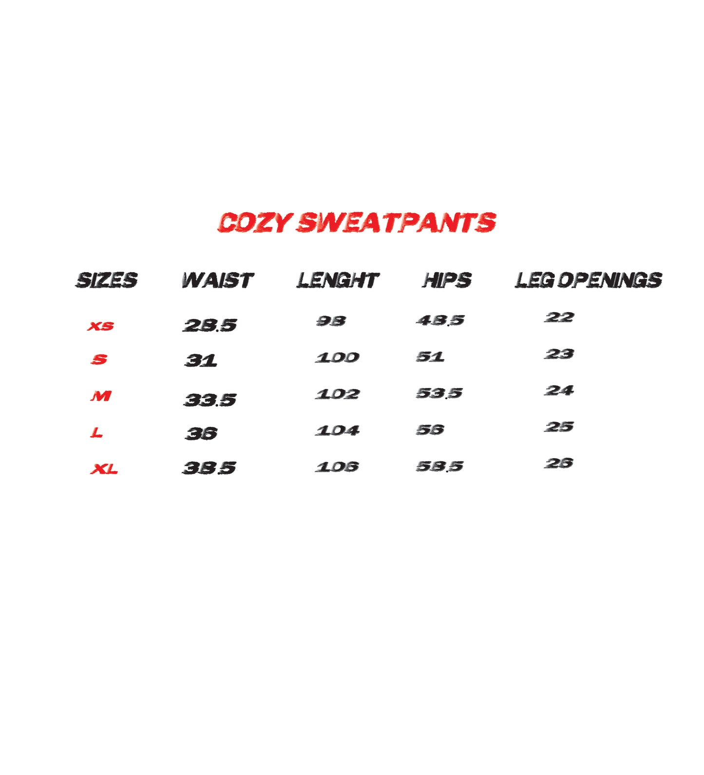 COZY SWEATPANTS