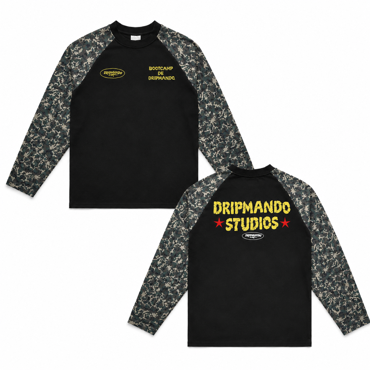 CAMOU LONG SLEEVES TEE