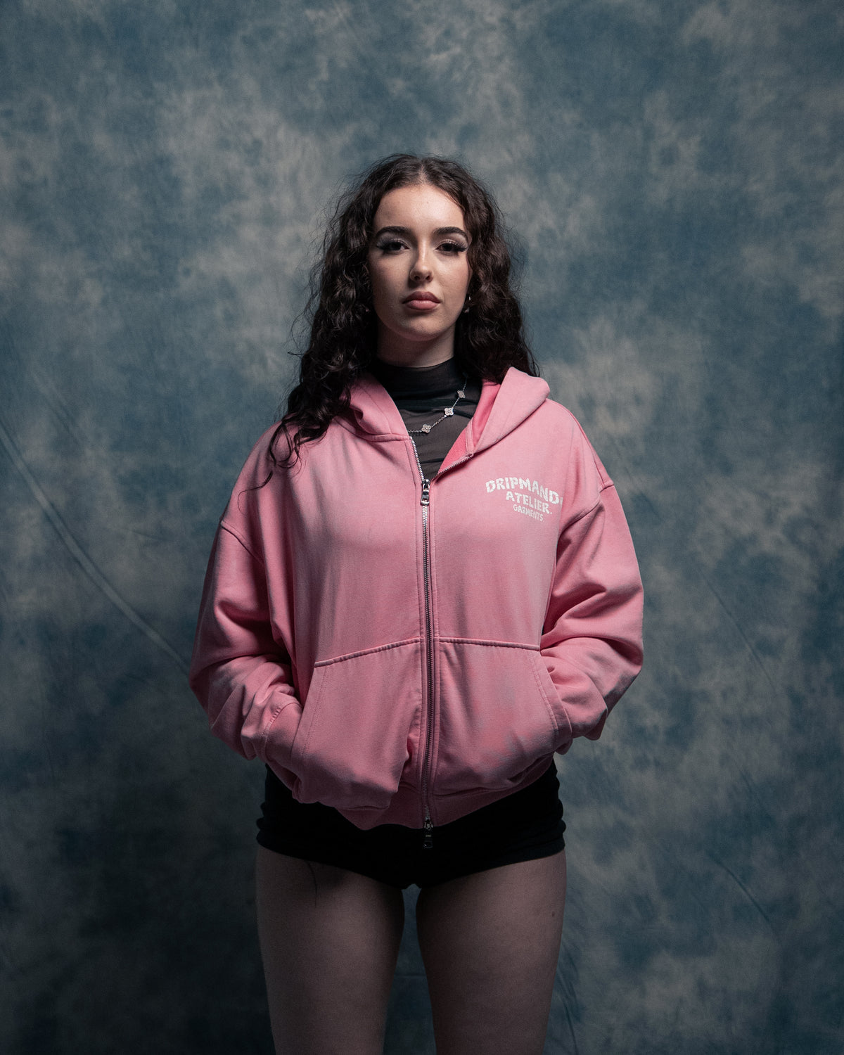 ROSE-QUATZ ZIP-UP